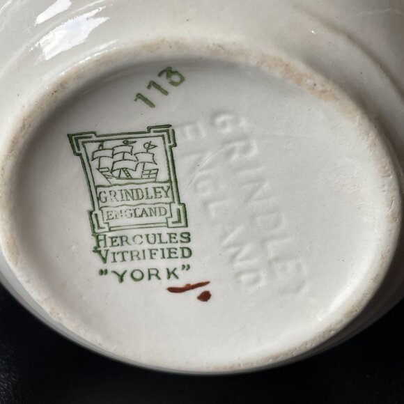 Vintage Grindley England Hercules Vitrified York -Sugar/Creamer - Picture 7 of 11